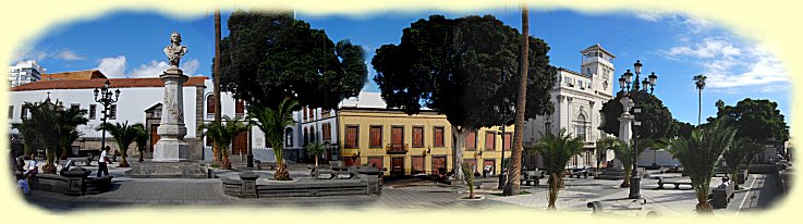 Plaza San Francisco mit der gleichnamigen Kirche und Alameda de Coln 