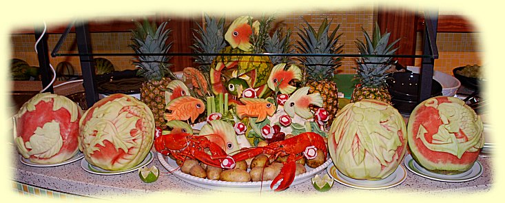 Fruitcarving - Obstschnitzen Fruitcarving - Obstschnitzen