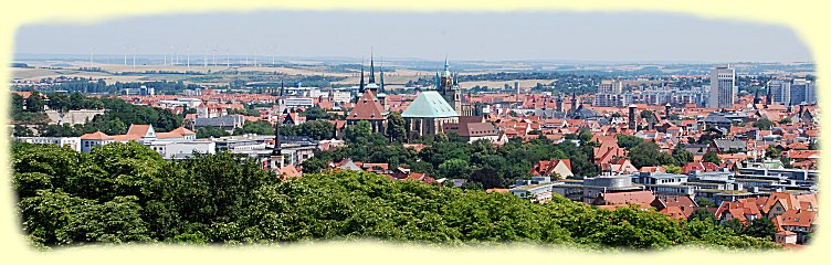 EGA Park - Blick auf Erfurt