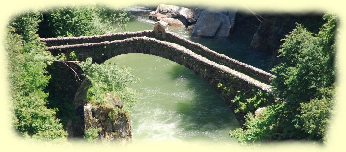 Melezzobrcke oberhalb von Intragna