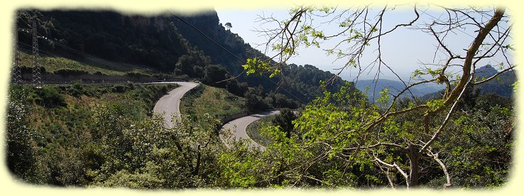 Serpentinenstrae zum Pass Coll de Soller