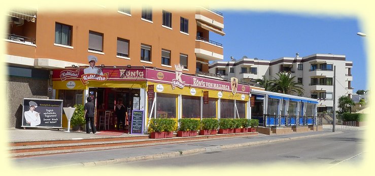 Santa Ponsa - Kultbistro vom Knig von Mallorca