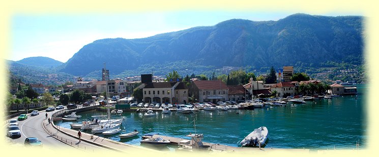 Kotor - Blick von der Stadtmauer