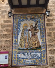 Cadiz 2018 - Iglesia de San Lorenzo - Keramiktafel - 2
