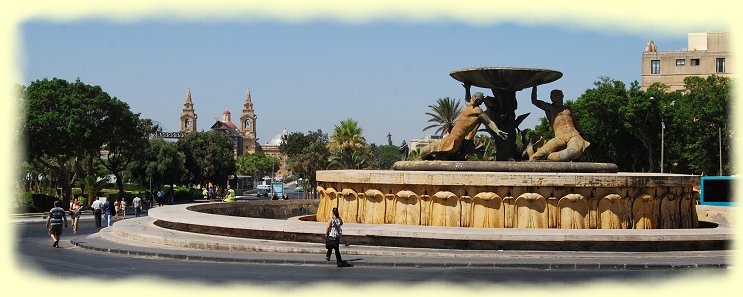 Valletta -  Triton's Fountain