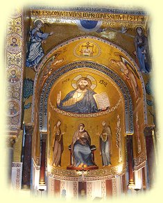 Palermo - Altarraum der Cappella Palatina