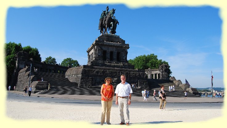 Deutsches Eck mit Denkmal Kaiser Wilhelm I