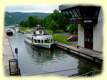 Moselreise - Fahrradtour - Detzem Staustufe