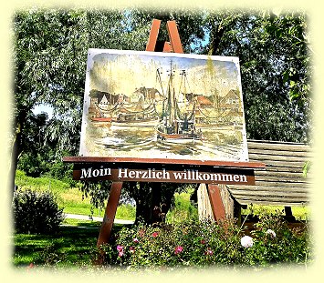 Greetsiel 2026 - Begr��ungsschild