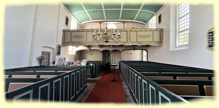 Greetsiel 2026 - Kirche - innen 1