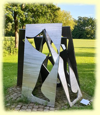 Norddeich - Skulptur Woher Wohin