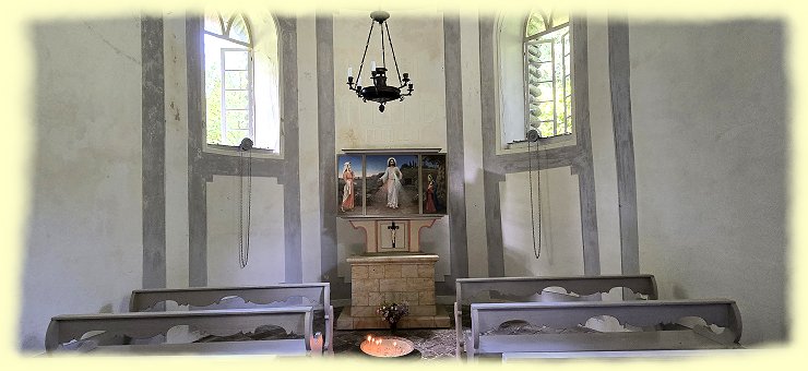 Schloss L�tetsburg - Nordische Kapelle innen