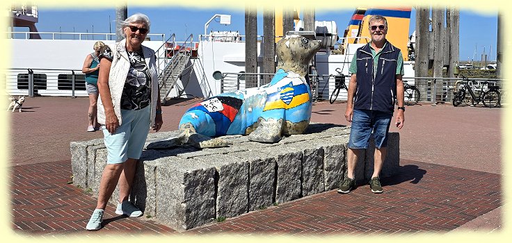 Norddeich - Seehund-Skulptur