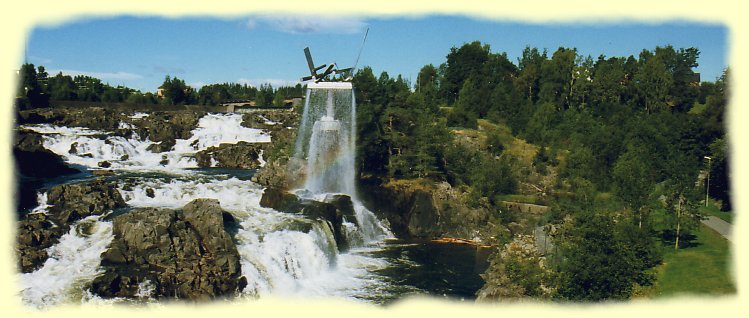 Wasserfall in Honefoss