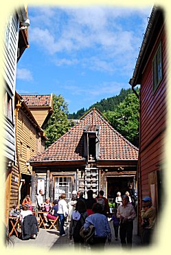 Hanseviertel Brygge, ein Labyrinth aus Gassen