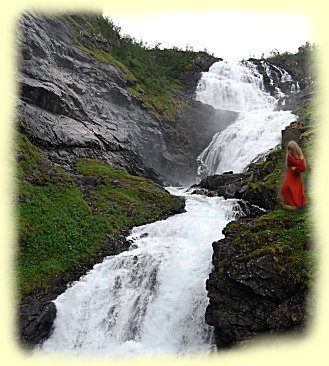 Wasserfall - Kjosfossen - Norwegen
