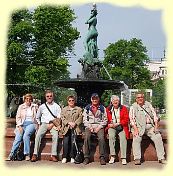 Havis-Amanda-Brunnen mit der Statue der Meeresjungfrau,