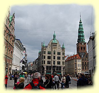 Kopenhagen - 1800 m lange, zentrale Einkaufsstraße