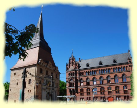 Rostock - Steintor mit Stndehaus,