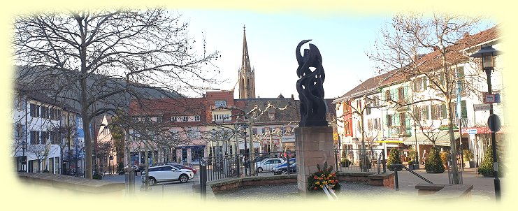 Bad Drkheim - Rmerplatz mit Schlosskirche