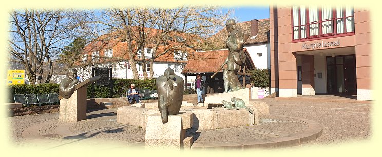 Edenkoben - Lederstrumpf-Brunnen