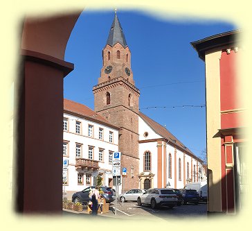 Edenkoben - protestantische Kirche, ehemals St.-Laurentius-Kirche