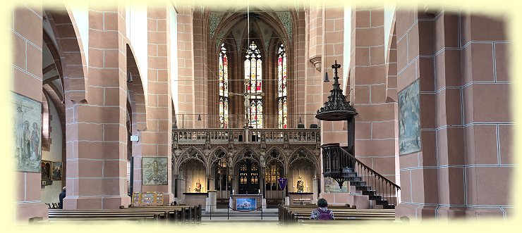 Oberwesel - Liebfrauenkirche - innen Oberwesel - Liebfrauenkirche - innen