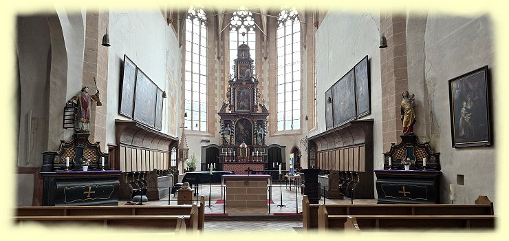 Oberwesel - St. Martinskirche - innen