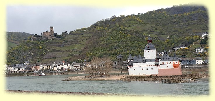 Pfalz 2026 - Burg Pfalzgrafenstein bei Kaub Pfalz 2026 - Burg Pfalzgrafenstein bei Kaub