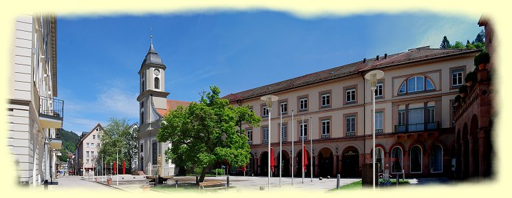 Bad Wildbad - Stadtkirche und Kurplatz