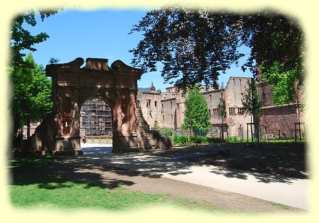 Heidelberg - Schloss - Elisabethentor