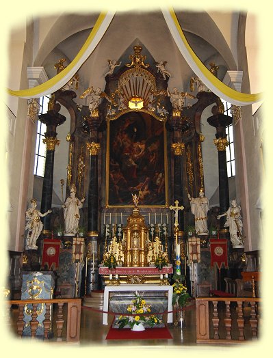 Rastatt - Stadtkirche St. Alexander innen