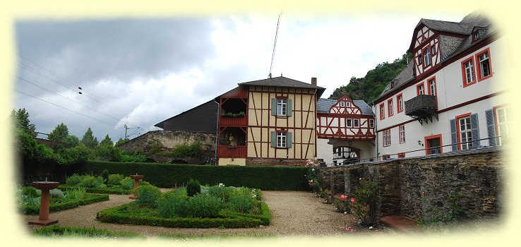 Braubach -  Schloß Philippsburg mit Schlossgarten