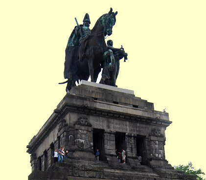 Koblenz - Denkmal für Kaiser Wilhelm