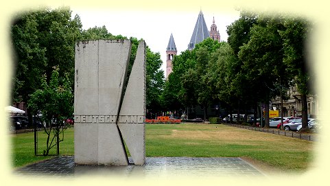 Mainz - Mahnmal der Deutschen errichtet 1961