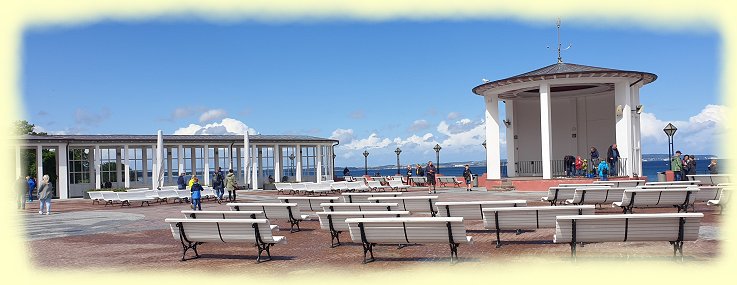 Binz 2023 - Kurplatz mit Pavillon