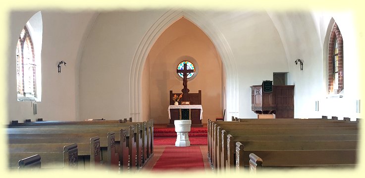 Binz 2023 - evangelische Kirche innen