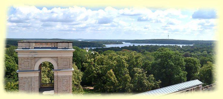 Potsdam - Blick vom Pfingstberg auf Potsdam