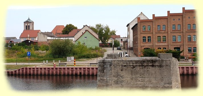 Oderbrcke bei Gartz - 1945 kriegszerstrt