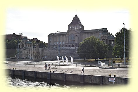 Stettin - Museum und Hakenterrasse