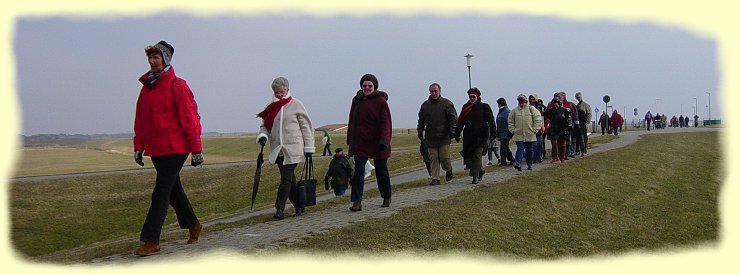 Spiekeroog - ein 20mintiger Spaziergang brachte uns dann zum Westend der Insel