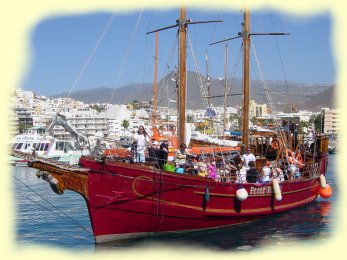 Peter Pan im Hafen von Los Cristianos