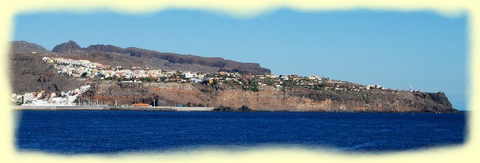 Ankunft in San Sebastian auf La Gomera