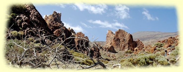 Parque Nacional del Teide -  Felsen Roque Mendez