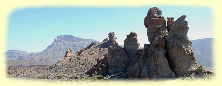 Parque Nacional del Teide Felsformation, Roques Blancos