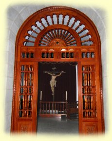 Baslica de Nuestra Seora de la Candelaria - Kreuz mit dem sterbenden Christus