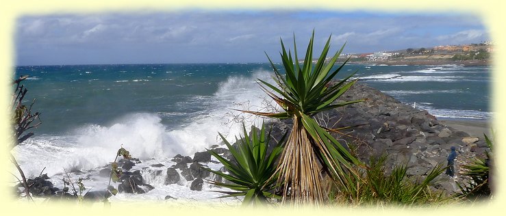 Playa de Faabe frische Brise am Strand