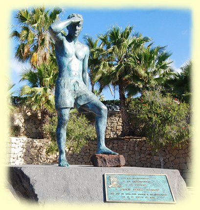 Denkmal von Javier Perez Ramos