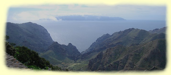 Mirador de Baracan - Blick zur Nachbarinsel La Gomera