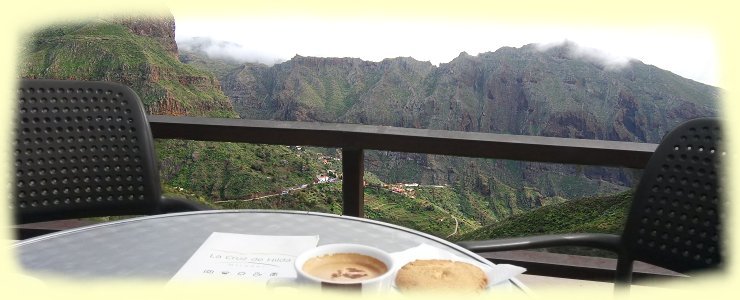 Mirador de Cruz de Hilda - Blick auf Masca